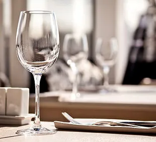 Fine-dining restaurant interior